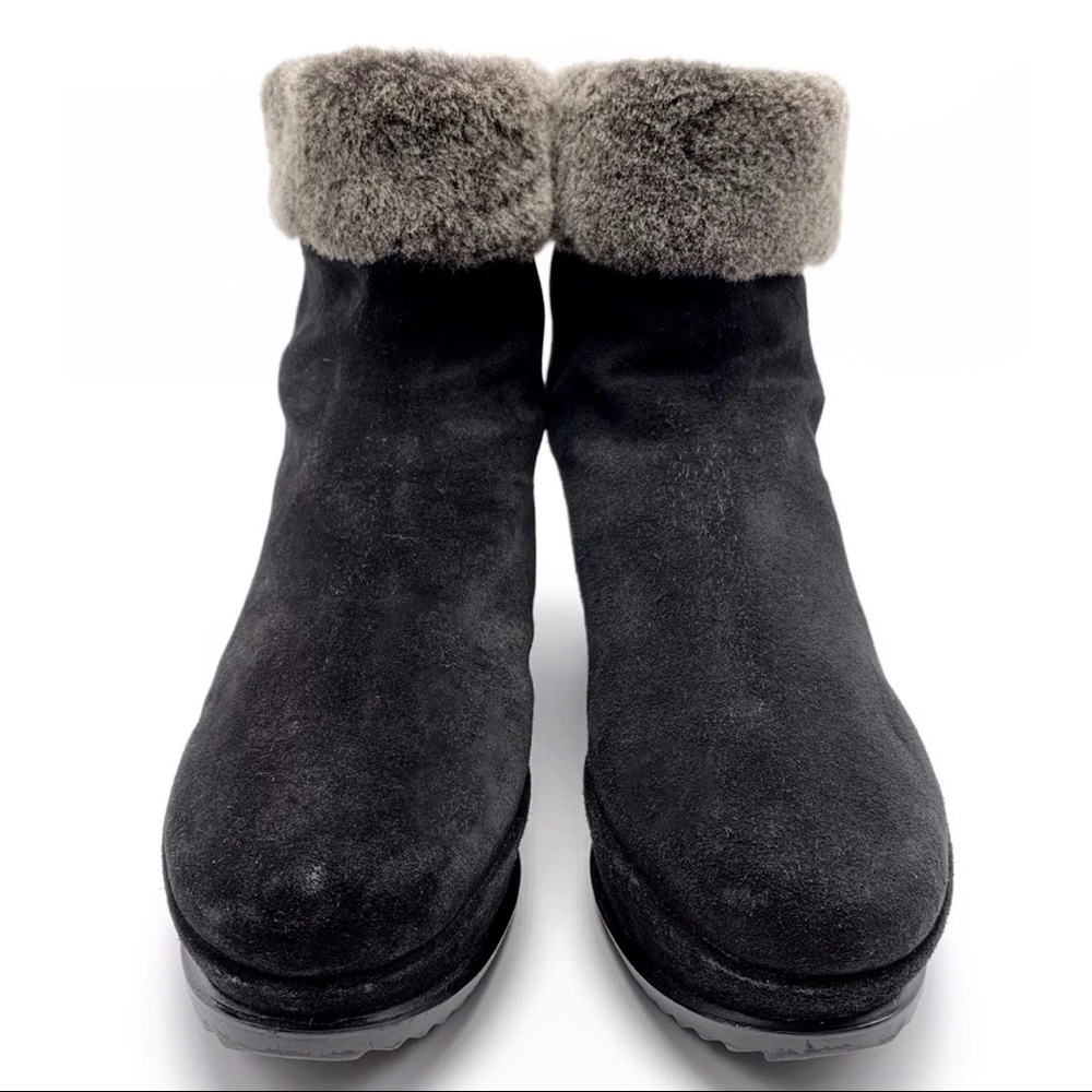 Stuart Weitzman Platform Wedge Ankle Bootie Sz 6.5 - image 3